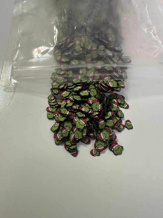 Green Man clay pieces