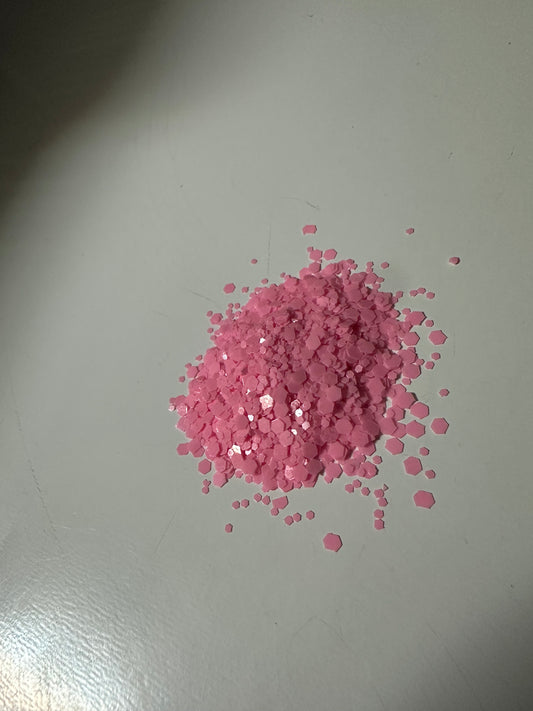 Glow in the dark Pastel Pink