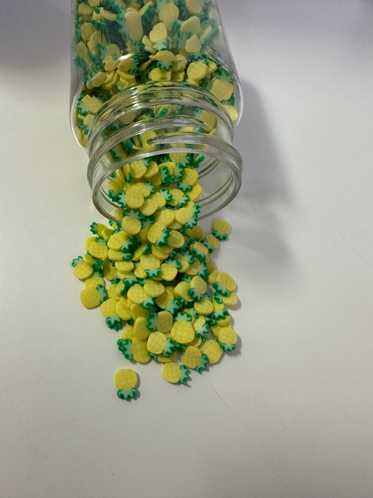 Pineapple clay pieces